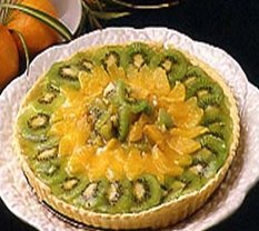 Receta de tarta de naranjas y kiwis