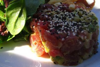 Receta de tartar vegetariano