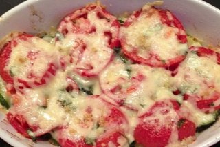 Receta de tomates con queso