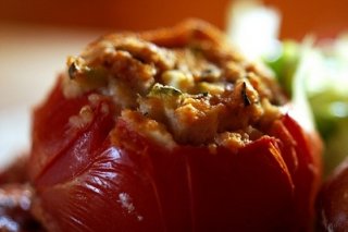 Receta de tomates rellenos de salmón