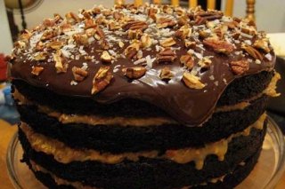 Receta de torta de chocolate con nueces