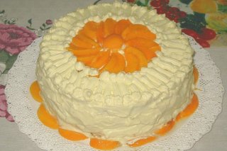 Receta de torta de durazno