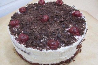 Receta de torta selva negra