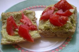 Receta de tostas de aguacate