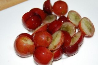 Receta de uvas en almíbar