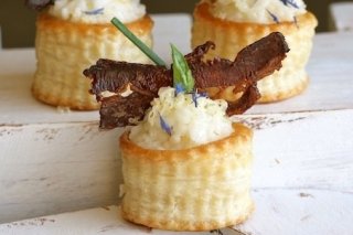 Receta de vol au vent rellenos