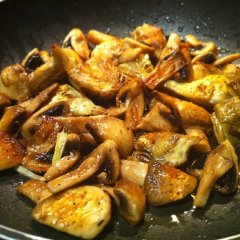 Receta de wok de champiñones