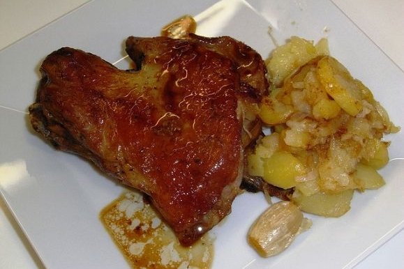 Receta de Cordero asado Casa Moreno