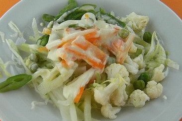 Receta de Ensalada de coliflor y atún