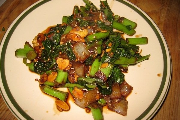 Receta de Ensalada de verduras fritas