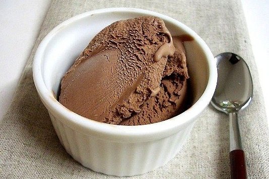 Receta de Helado de yogur de chocolate