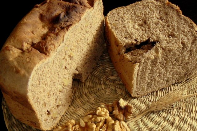 Receta de Pan de miel y nueces