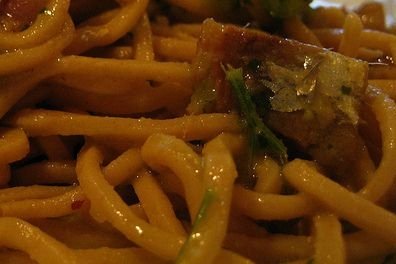 Receta de Pasta con sardinas