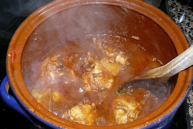 Receta de Pollo en cacahuate